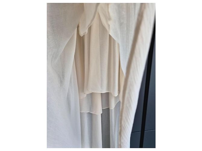Philosophy di Lorenzo Serafini Plissiertes Maxikleid aus Chiffon Roh - Ansicht 3