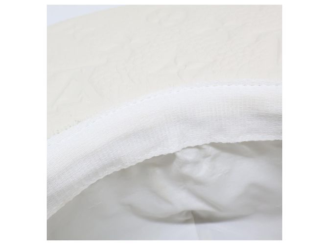 Cappellino Louis Vuitton Off-White Bianco sporco - vista 10