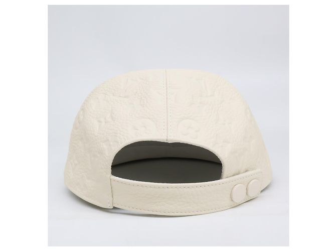 Cappellino Louis Vuitton Off-White Bianco sporco - vista 4