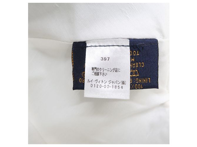 Cappellino Louis Vuitton Off-White Bianco sporco - vista 9