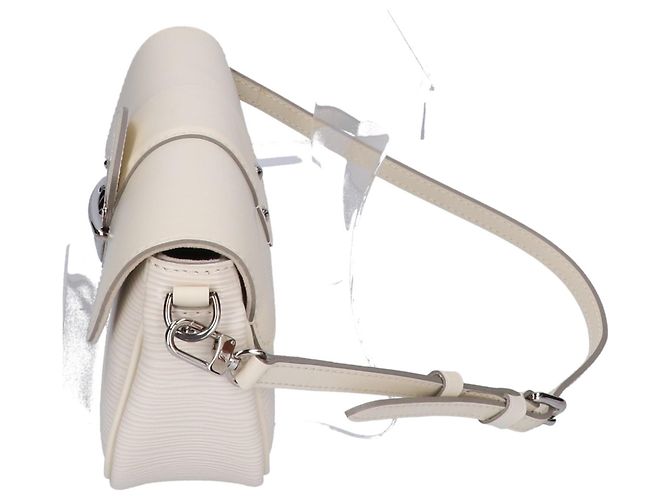Louis Vuitton Epi Pochette Montaigne Handtasche Aus weiß - Ansicht 3
