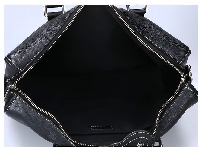 Borsetta in pelle nera Christian Dior Nero - vista 7