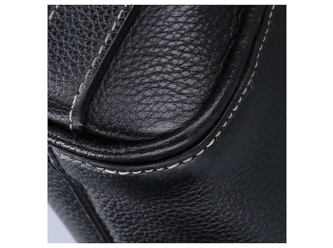 Borsetta in pelle nera Christian Dior Nero - vista 9