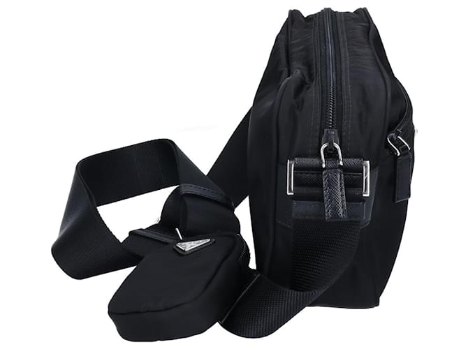Borsa a tracolla Prada Re-Nylon Nero - vista 2