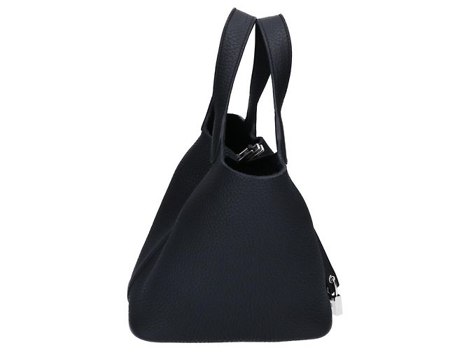 Hermès HERMES Togo Picotin Lock PM Handtasche Schwarz - Ansicht 2