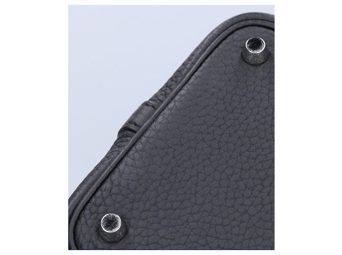 Hermès HERMES Togo Picotin Lock PM Handtasche Schwarz - Ansicht 9