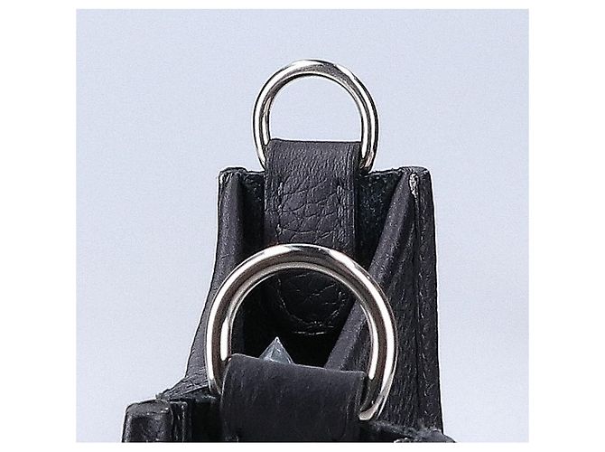 Hermès Borsa a tracolla Hermes Taurillon Clemence Caban Evelyne TPM 16 - vista 8