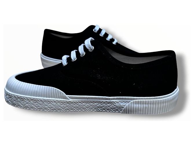 Loewe Sneaker aus Canvas in Schwarz Weiß - Ansicht 13