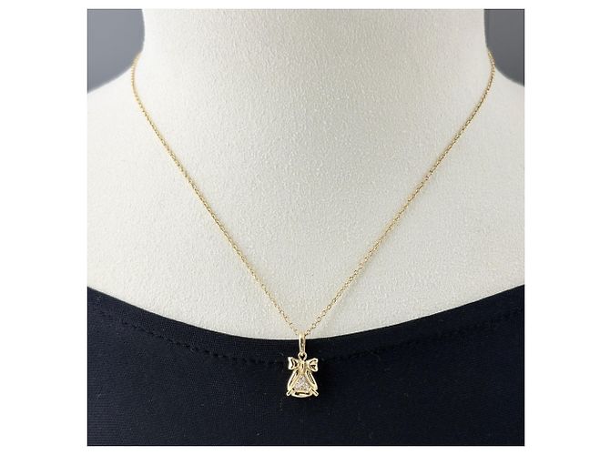 Collana con pendente Christian Dior in oro giallo - vista 3