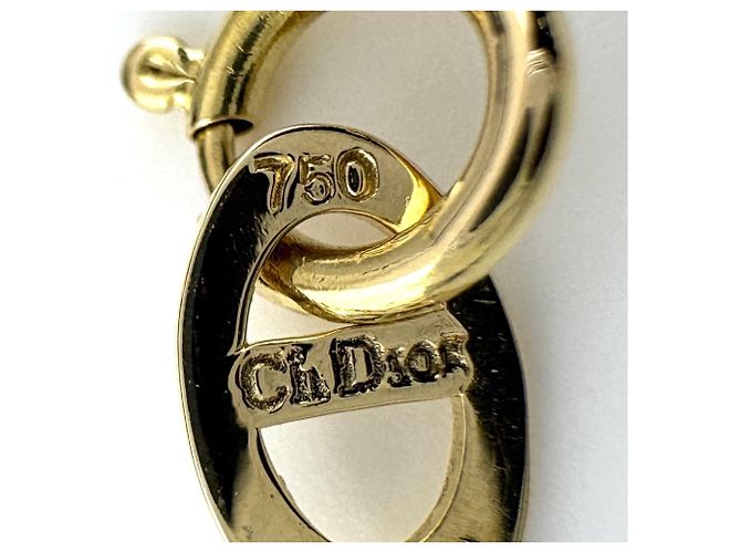 Collana con pendente Christian Dior in oro giallo - vista 5