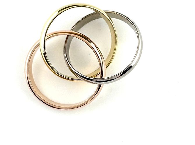 Anello Cartier Trinity in oro tricolore 18K - vista 5