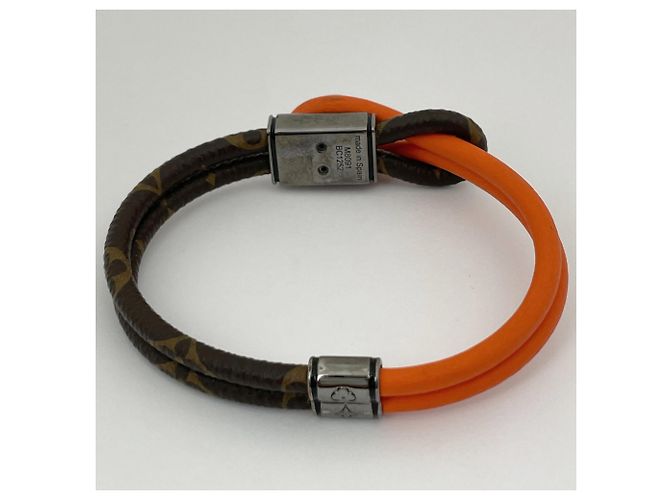 Bracciale con Charms Louis Vuitton Loop It Marrone Arancione - vista 2