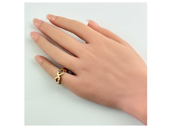 Anello Cartier C Heart in Oro Giallo - vista 3