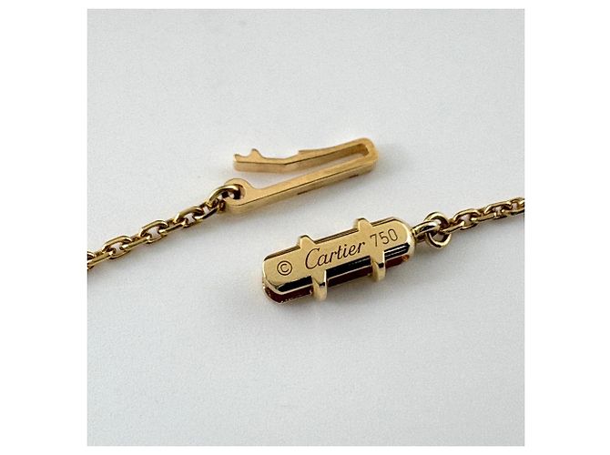 Collana con pendente Cartier C Heart YG Yellow Gold - vista 3