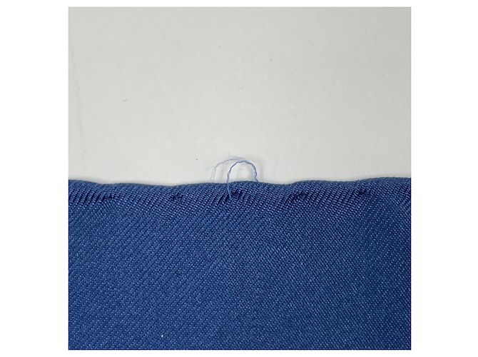 Foulard in seta Gucci con motivo floreale Blu Multicolore - vista 5