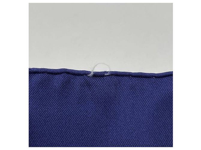 Hermès Foulard Hermes Carre 90 Les Bissone de Venice Blu Multicolore - vista 4
