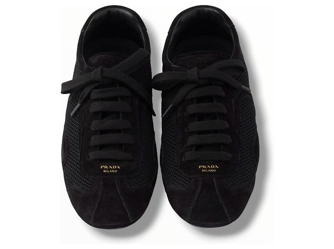 Sneakers Prada Re-Education 2005 Nero - vista 3