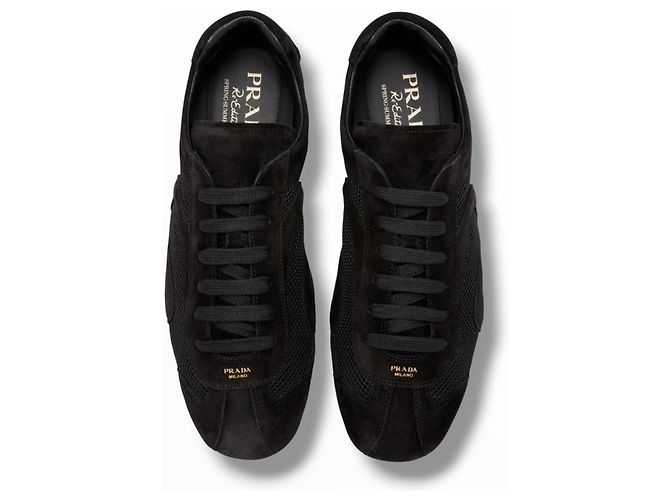 Sneakers Prada Re-Education 2005 Nero - vista 5