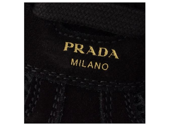 Sneakers Prada Re-Education 2005 Nero - vista 6