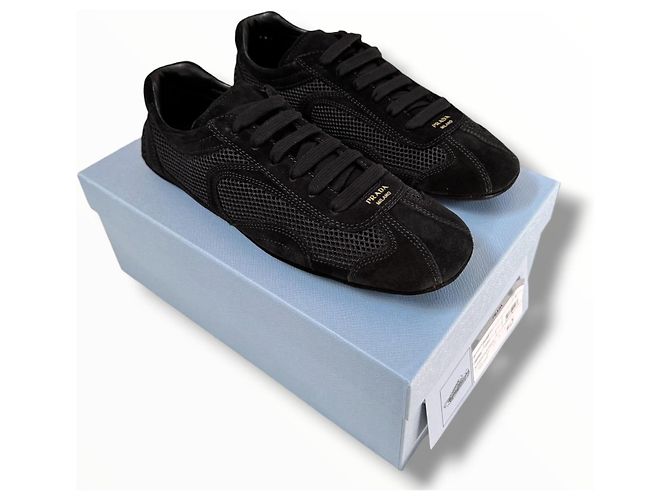 Sneakers Prada Re-Education 2005 Nero - vista 7