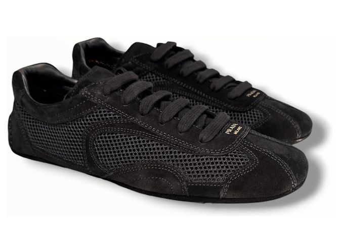 Sneakers Prada Re-Education 2005 Nero - vista 8