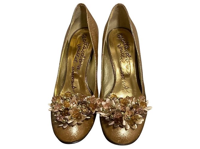 Autre Marque Décolleté Pepita d'oro UNITED ARROWS - vista 2