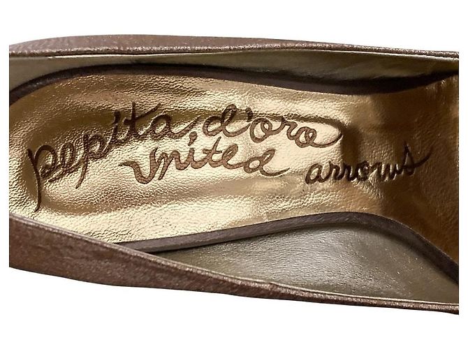Autre Marque Décolleté Pepita d'oro UNITED ARROWS - vista 6