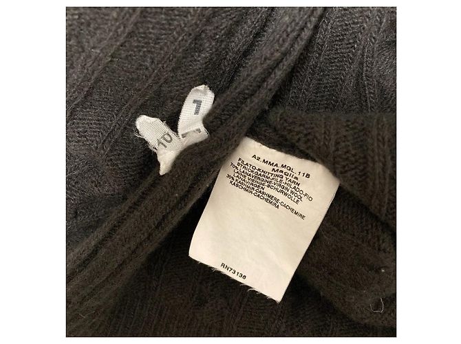 Cárdigan de lana con punto de ochos Max Mara Castaño - vista 6