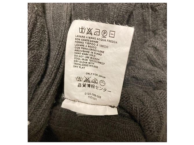 Cárdigan de lana con punto de ochos Max Mara Castaño - vista 7