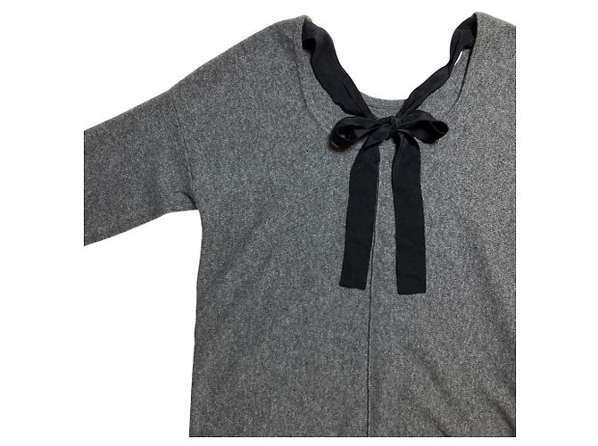 Autre Marque Comptoir des Cotonniers Kaschmir-Seiden Strickwaren Schwarz - Ansicht 3