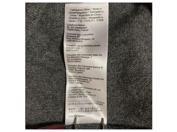 Autre Marque Comptoir des Cotonniers Kaschmir-Seiden Strickwaren Schwarz - Ansicht 6
