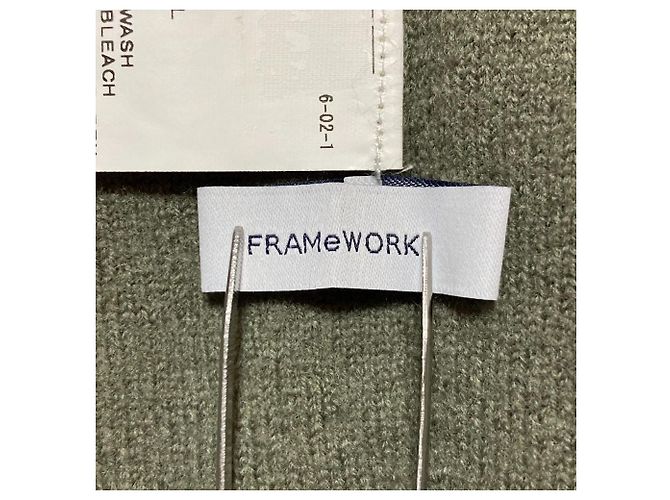 Autre Marque Abrigo cárdigan de punto FRAMeWORK Verde - vista 3
