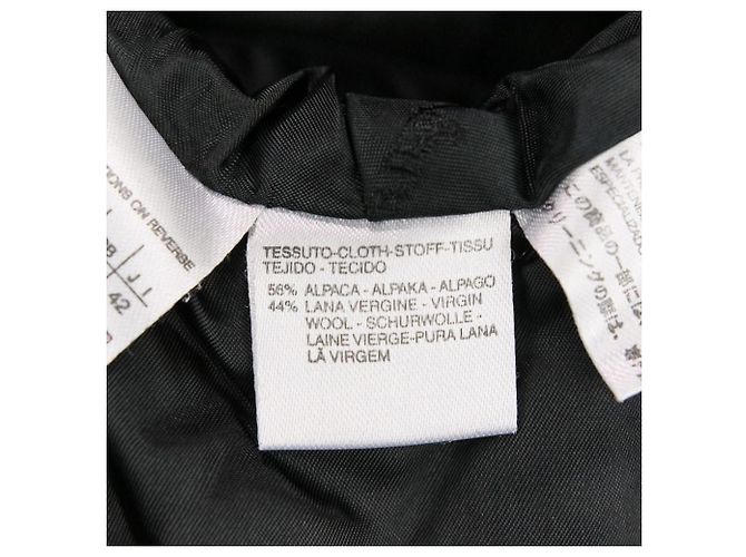 Abrigo de lana de alpaca Max Mara Negro - vista 10