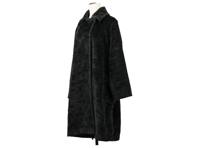 Abrigo de lana de alpaca Max Mara Negro - vista 2