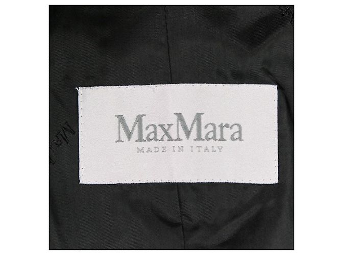Abrigo de lana de alpaca Max Mara Negro - vista 7