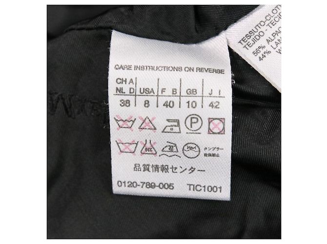 Abrigo de lana de alpaca Max Mara Negro - vista 8
