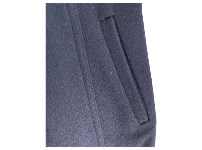 Abrigo de lana y cashmere Armani Collezioni Azul Azul marino - vista 7