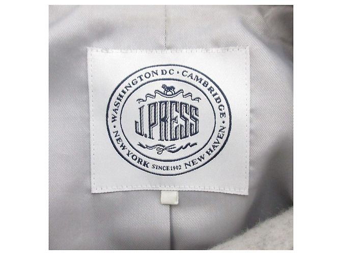 Autre Marque Abrigo de lana J.PRESS Castaño - vista 9