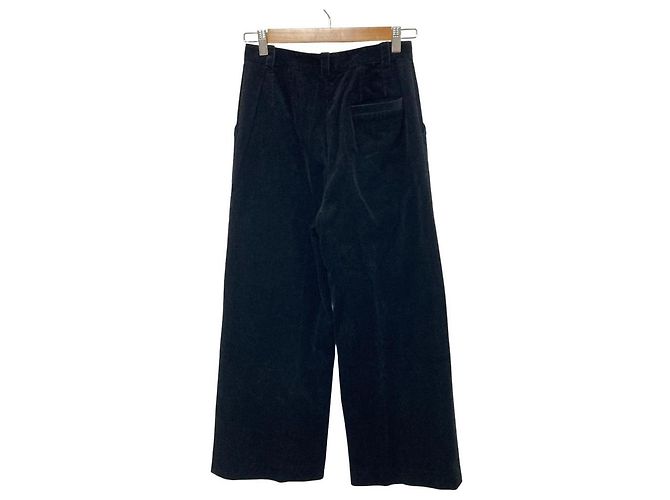 Apc A.P.C. Corduroy Wide Trousers Black - view 2