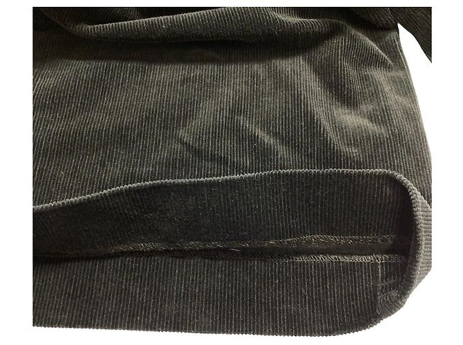Apc A.P.C. Corduroy Wide Trousers Black - view 9