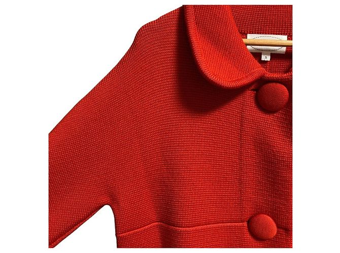 Autre Marque Abrigo de punto de lana J&M Davidson Roja - vista 2