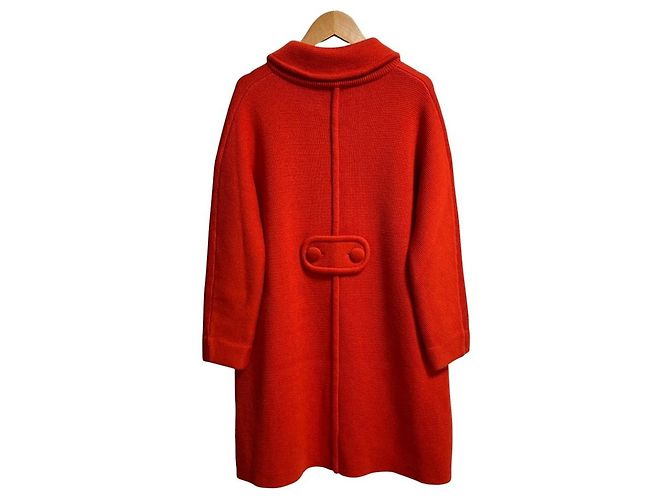 Autre Marque Abrigo de punto de lana J&M Davidson Roja - vista 4