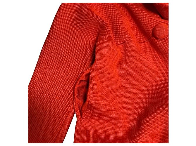 Autre Marque Abrigo de punto de lana J&M Davidson Roja - vista 5