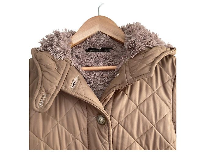 Autre Marque Abrigo acolchado Mackintosh Boa Coat Beige - vista 5