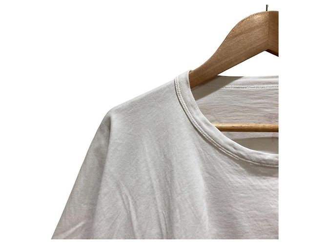 Autre Marque Plan C Bianca Drape Crewneck T-shirt Camiseta de algodón Blanco - vista 2