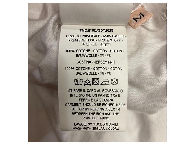 Autre Marque Plan C Bianca Drape Crewneck T-shirt Camiseta de algodón Blanco - vista 6