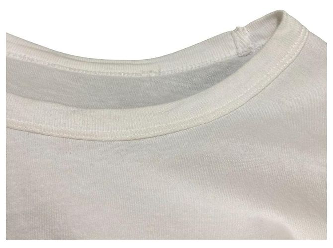 Autre Marque Plan C Bianca Drape Crewneck T-shirt Camiseta de algodón Blanco - vista 9