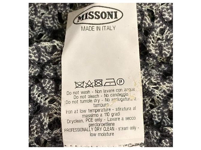 Autre Marque Conjunto de punto crochet bordado Missoni Castaño - vista 10