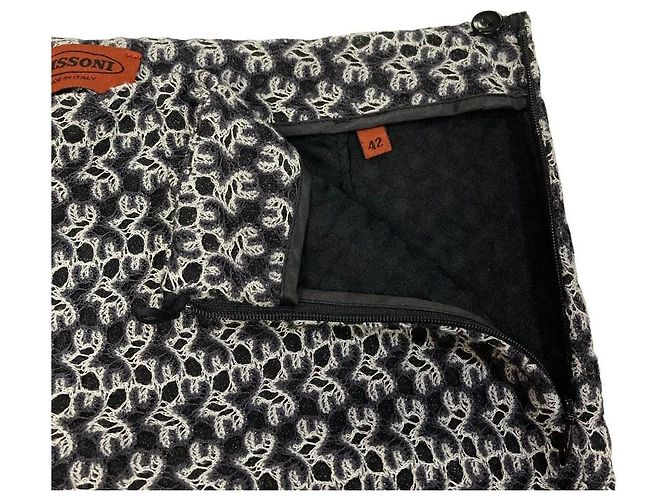 Autre Marque Conjunto de punto crochet bordado Missoni Castaño - vista 15
