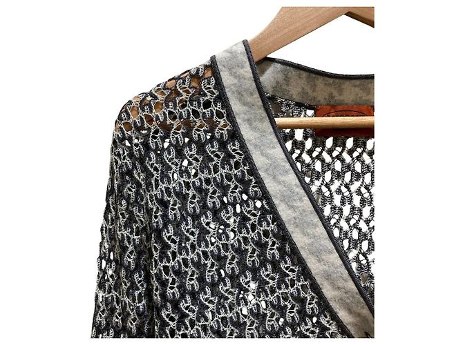 Autre Marque Conjunto de punto crochet bordado Missoni Castaño - vista 3